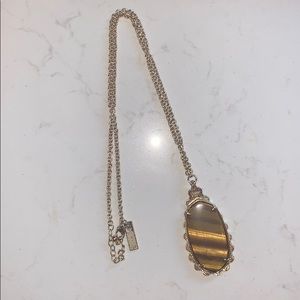 Gold and brown Kendra Scott Necklace